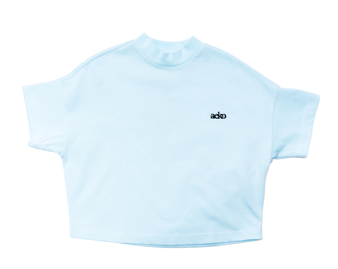 Oversized T-Shirt in Blue with Orange Alien Graphic